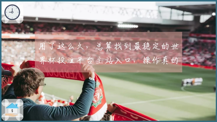 用了这么久，总算找到最稳定的世界杯投注平台主站入口，操作真的太顺了