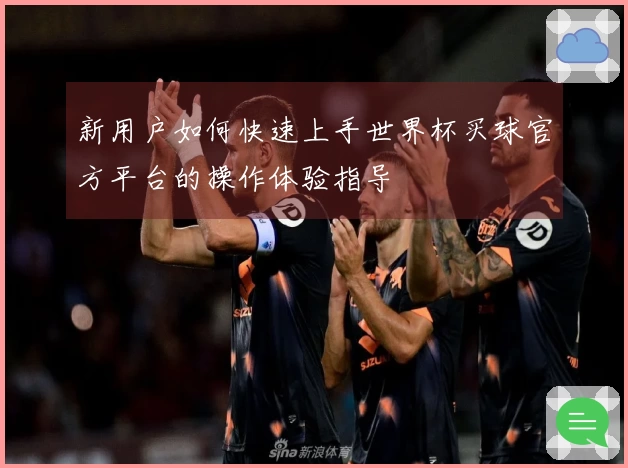 新用户如何快速上手世界杯买球官方平台的操作体验指导